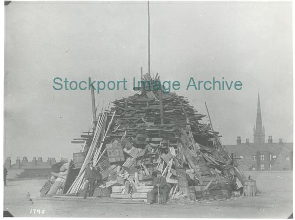 Bonfire to Celebrate Edward VIIth's Coronation                                                                                                                                                                                                                 