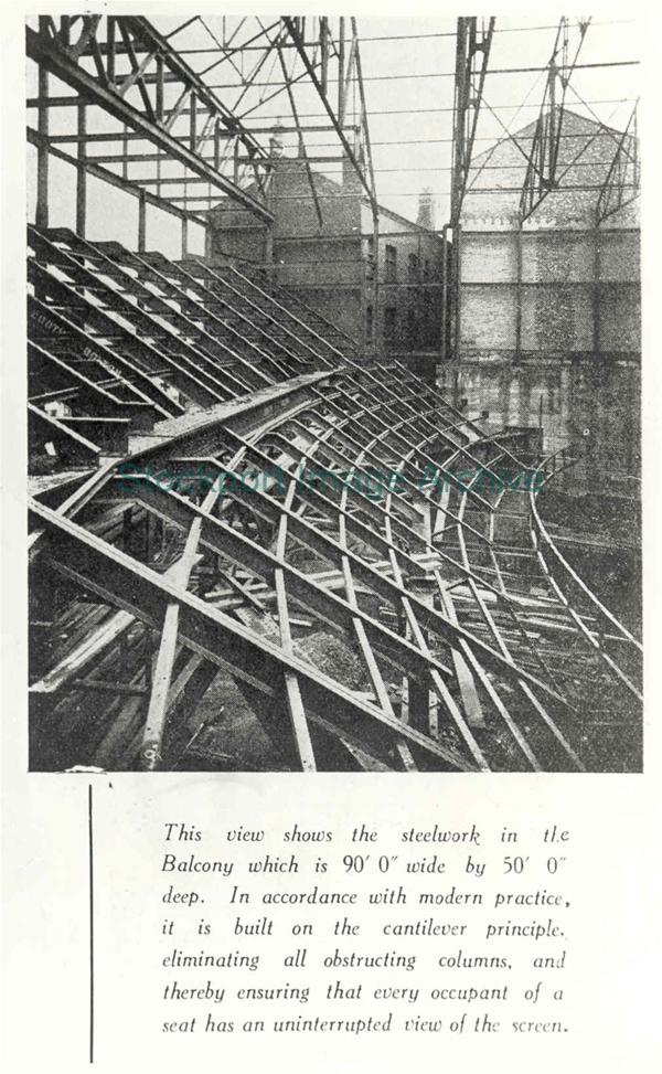 Construction of Plaza Theatre                                                                                                                                                                                                                                  