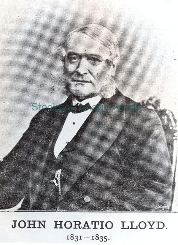 John Horatio Lloyd, MP 1831-1835                                                                                                                                                                                                                               