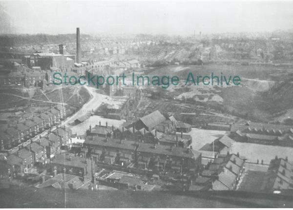 Lofty view of Portwood                                                                                                                                                                                                                                         