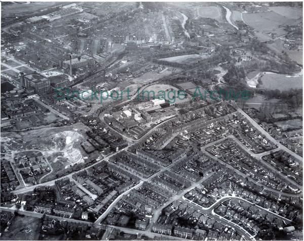 An Aerial View of the Hall Street/Portwood Areas                                                                                                                                                                                                               