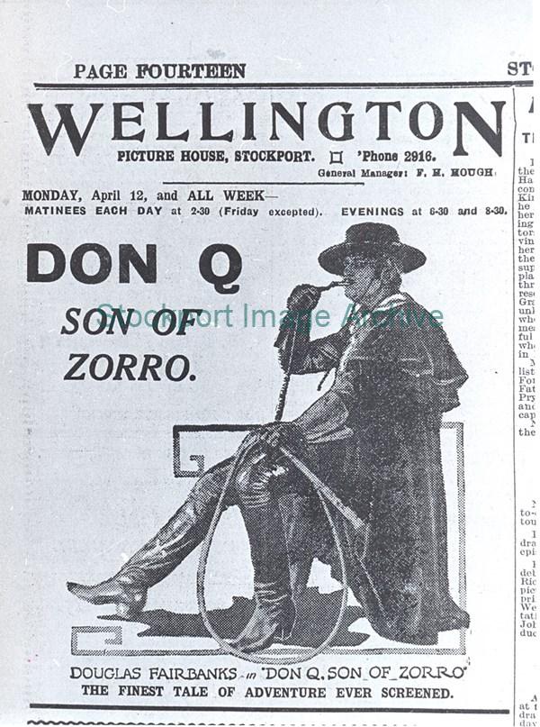 A Wellington Picture House Advertisement