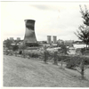 Panoramic view of Portwood showing the cooling tower and Lancashire Hill.                                                                                                                                                                                      