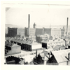 View of Portwood mills and factories.                                                                                                                                                                                                                          