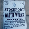 Stockport Waterworks Plaque                                                                                                                                                                                                                                    